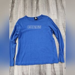 COLTS Womens  Long Sleeve Tee - Blue